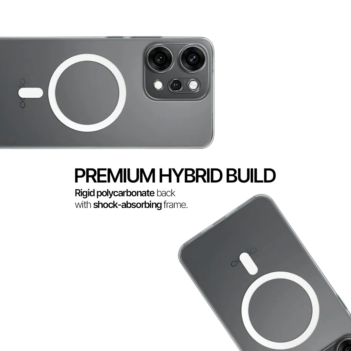 Oppo Reno 14 Pro - Anti-Yellow Clear Case