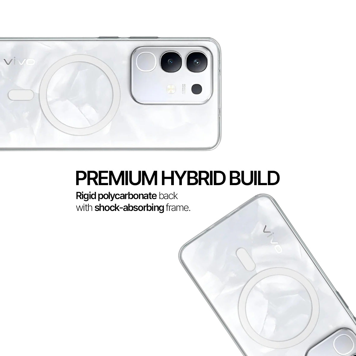Vivo T4X - Anti-Yellow Clear Case