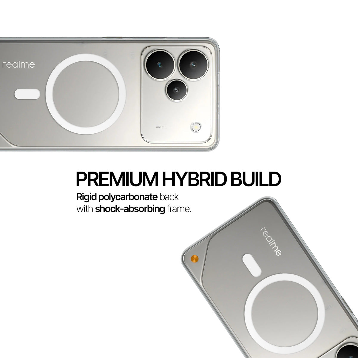 Realme P4 - Anti-Yellow Clear Case