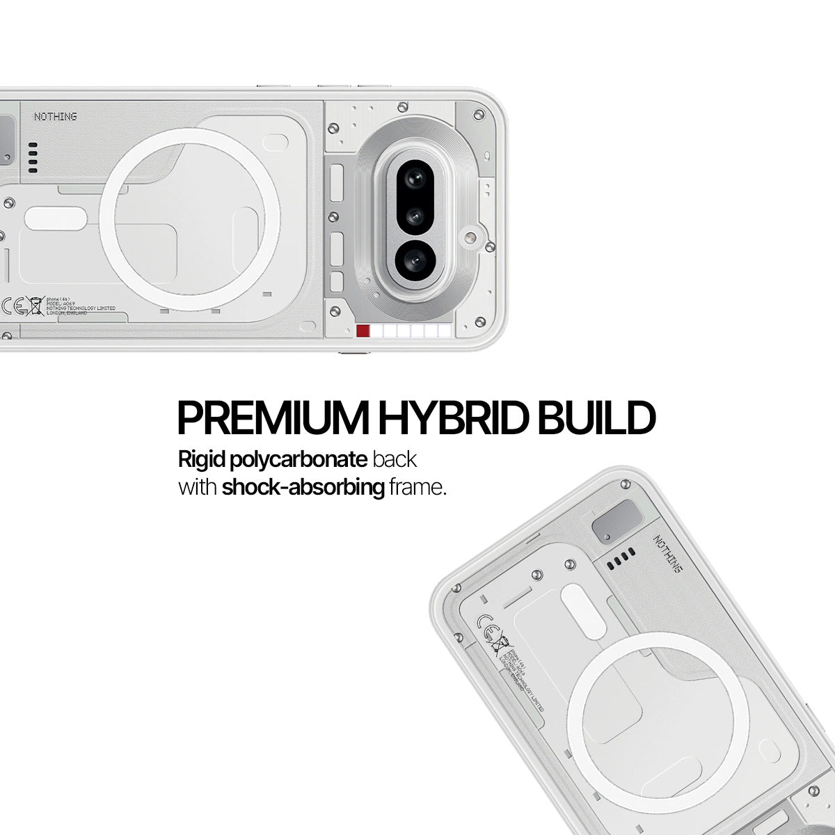 Nothing Phone 4A - Anti-Yellow Clear Case