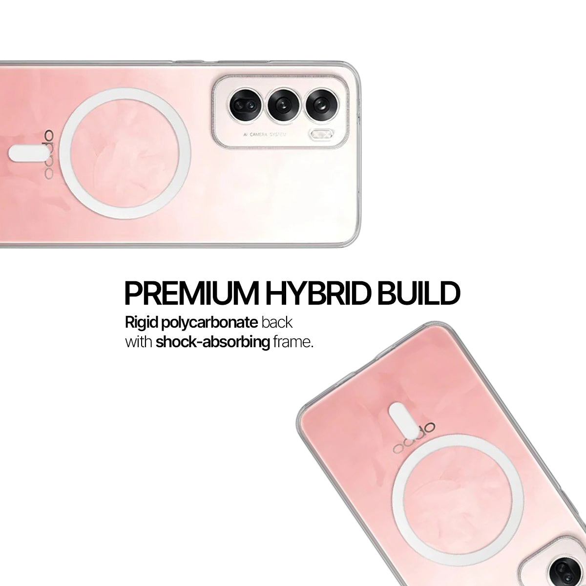 Oppo Reno 12 - Anti-Yellow Clear Case
