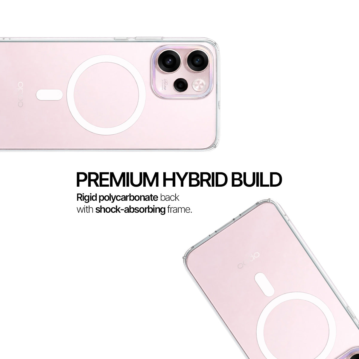 Oppo Reno 15C - Anti-Yellow Clear Case