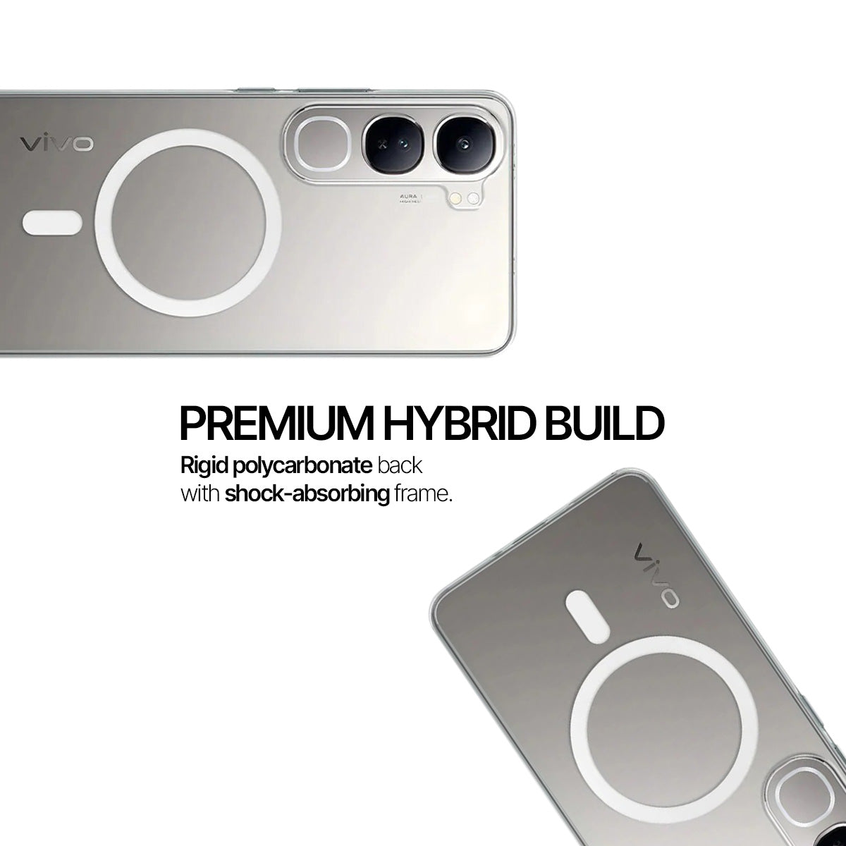 Vivo Y300 - Anti-Yellow Clear Case