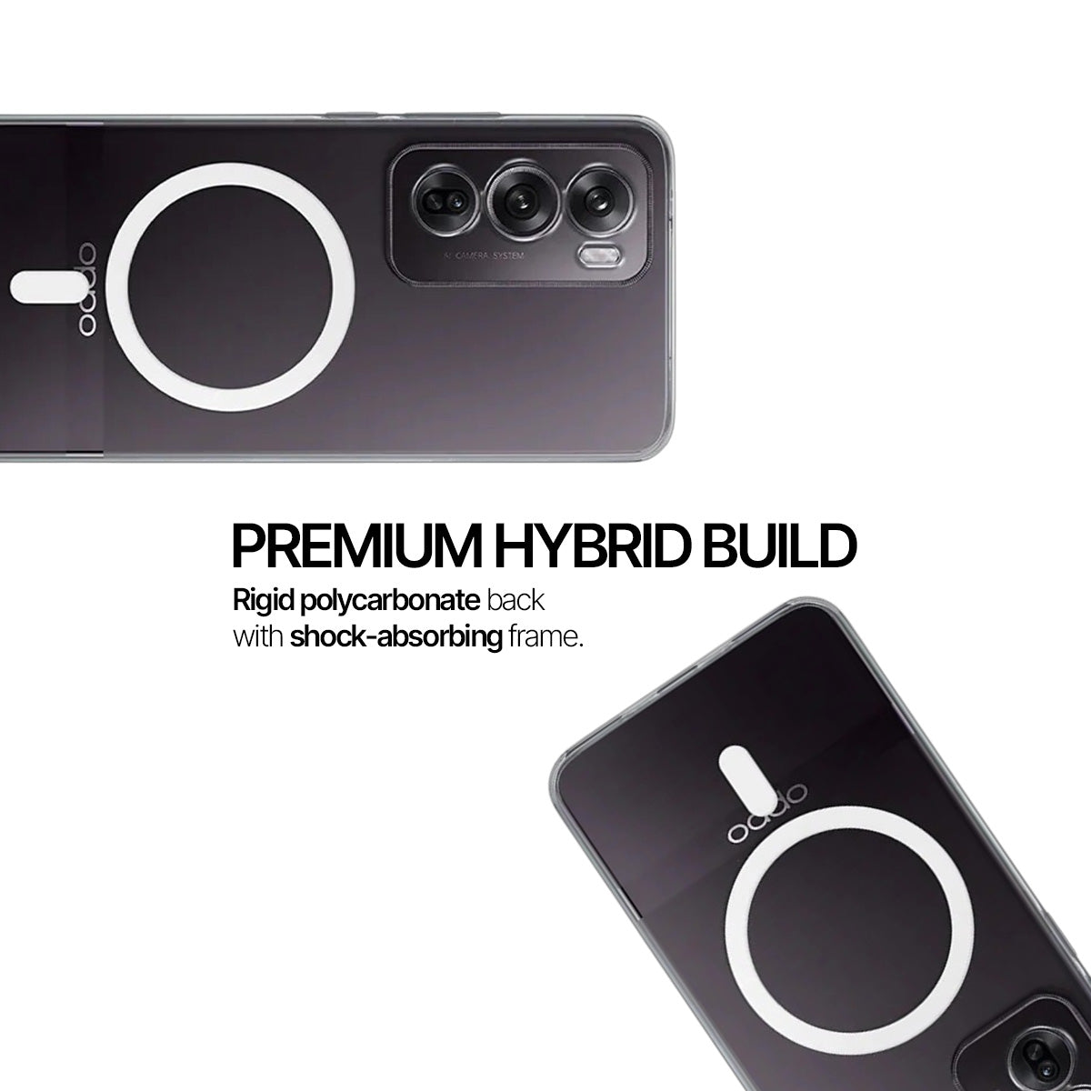 Oppo Reno 12 Pro - Anti-Yellow Clear Case