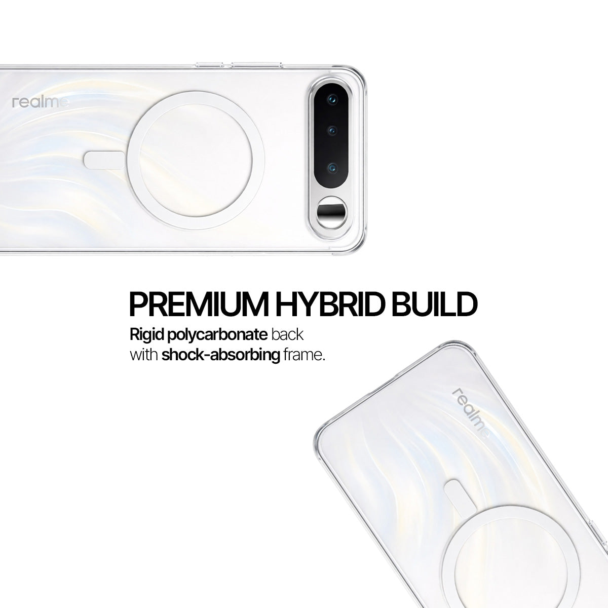 Realme 16 5G - Anti-Yellow Clear Case