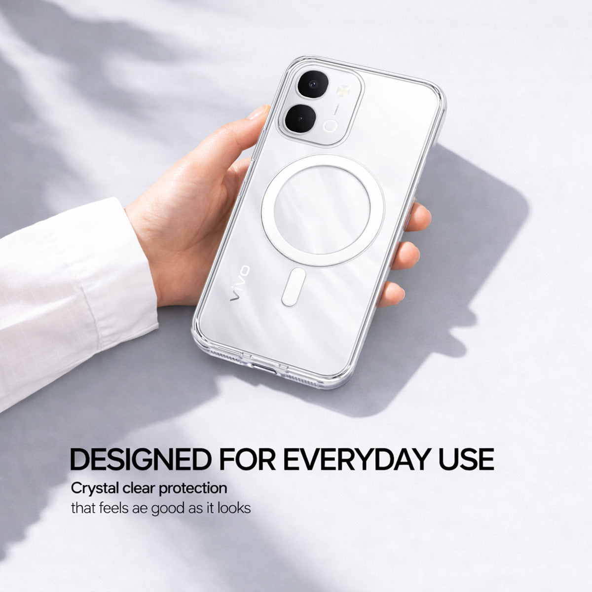 Vivo T5X - Anti-Yellow Clear Case