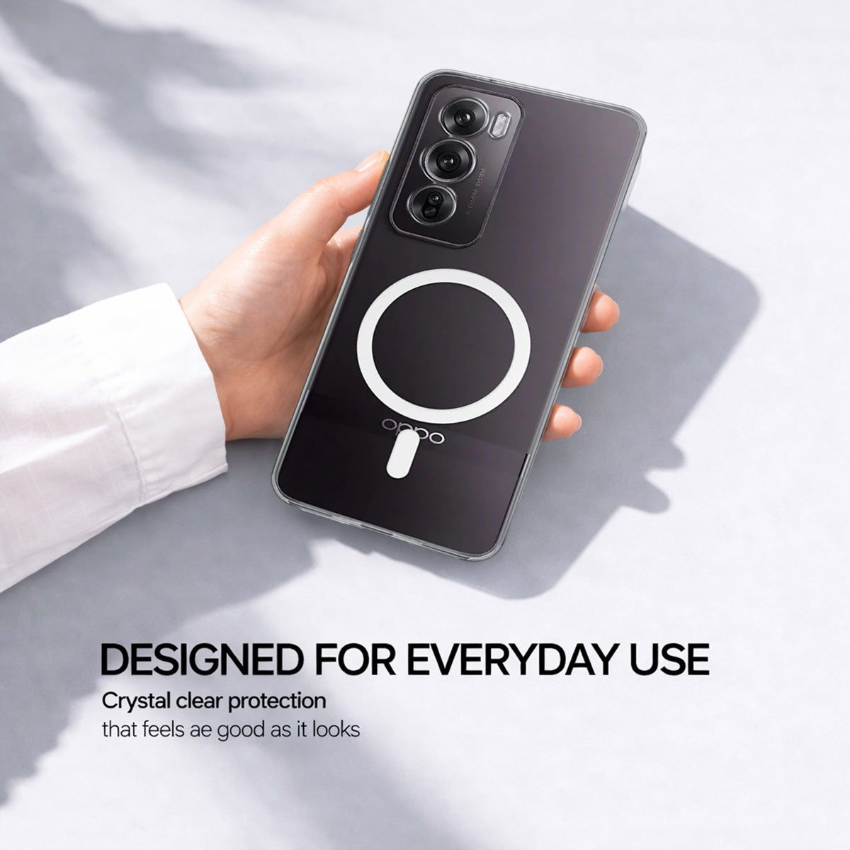 Oppo Reno 12 Pro - Anti-Yellow Clear Case