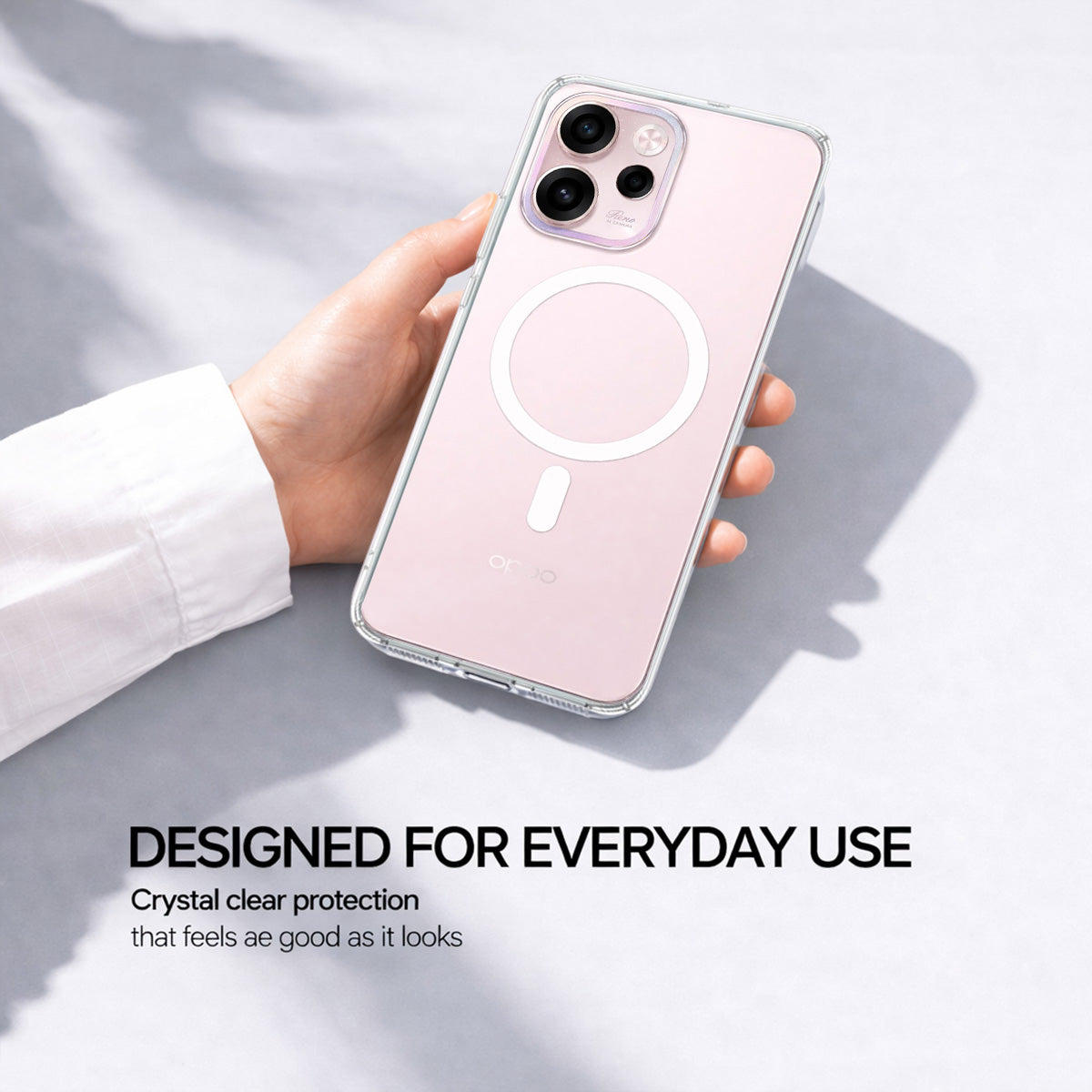 Oppo Reno 15C - Anti-Yellow Clear Case