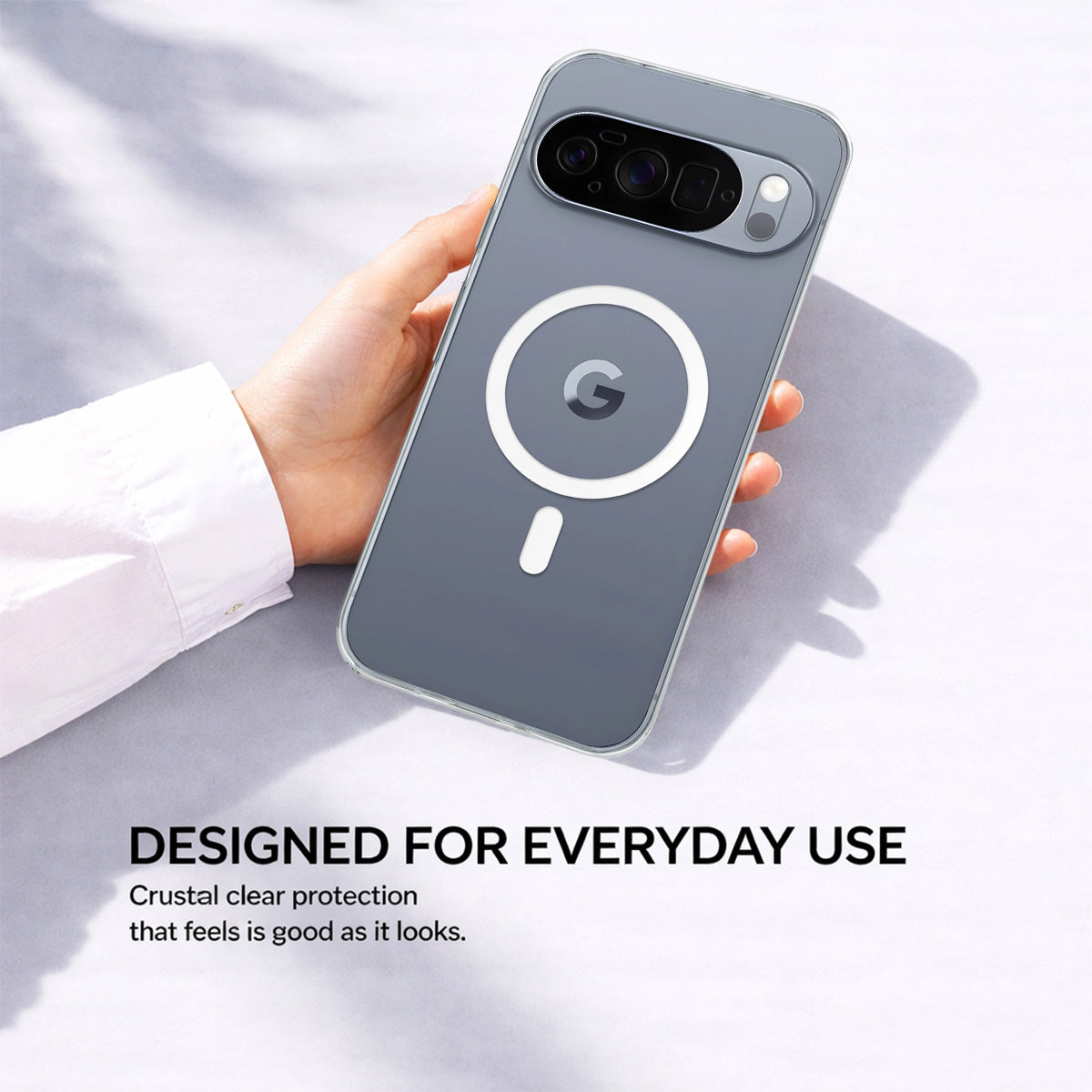 Google Pixel 10 Pro - Anti-Yellow Clear Case