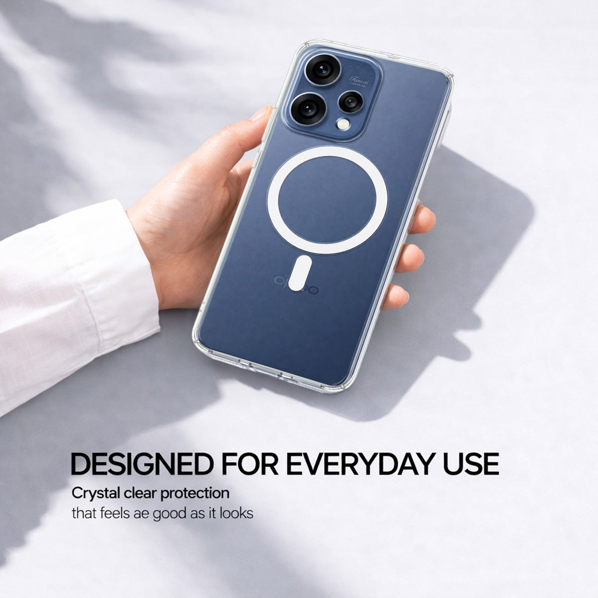 Oppo Reno 15 - Anti-Yellow Clear Case