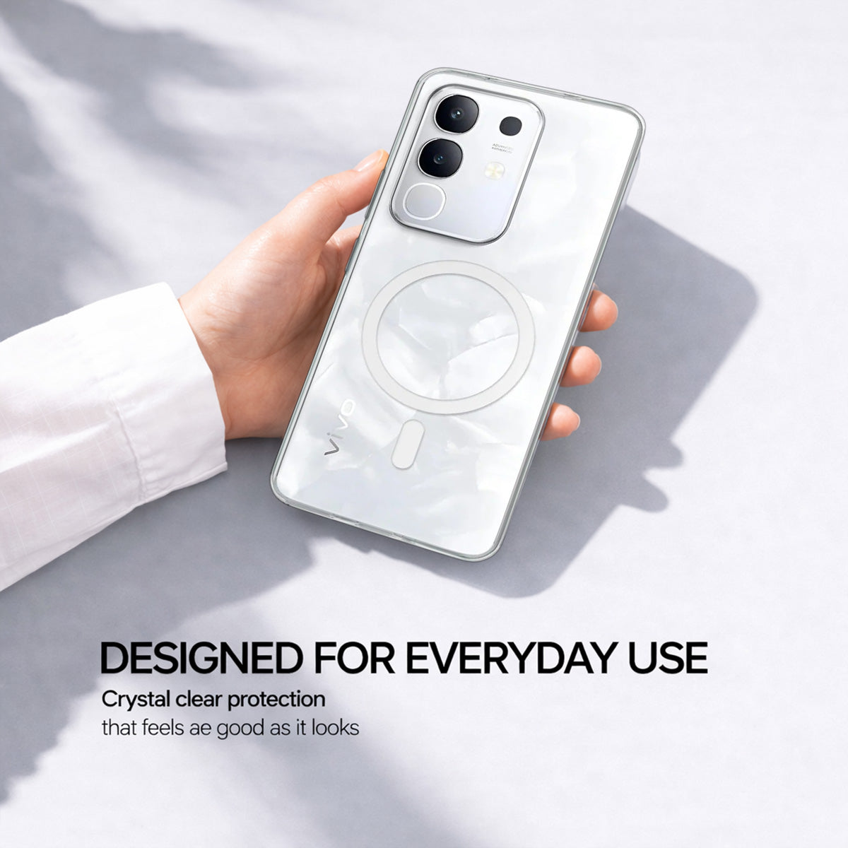 Vivo T4X - Anti-Yellow Clear Case