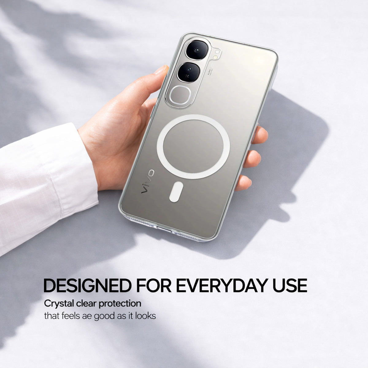 Vivo Y300 - Anti-Yellow Clear Case