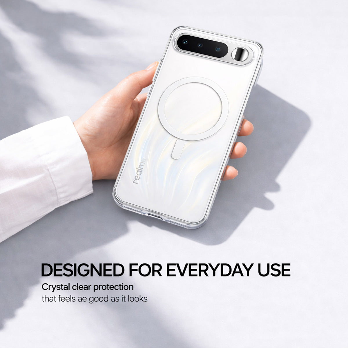 Realme 16 5G - Anti-Yellow Clear Case