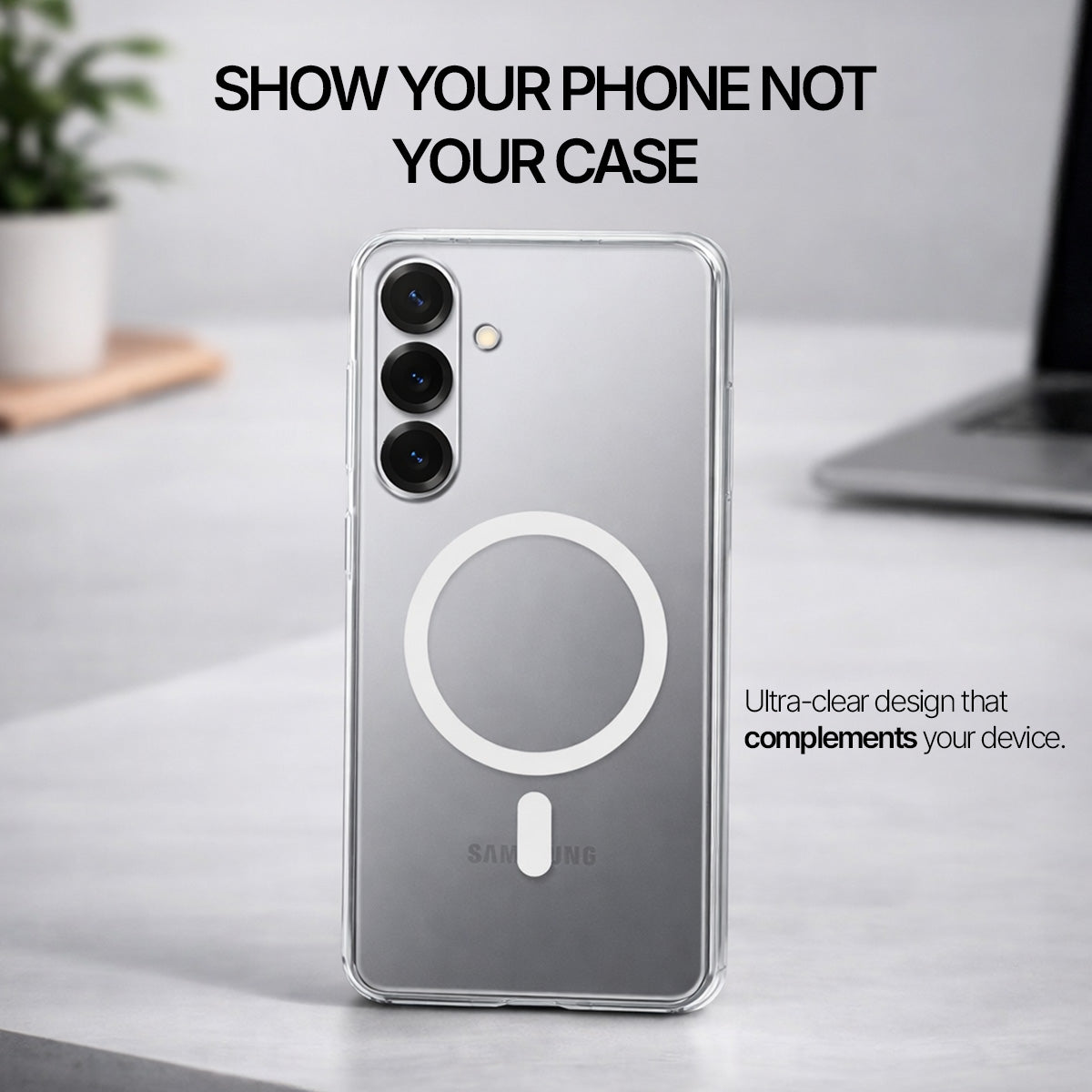 Galaxy S25 FE - Anti-Yellow Clear Case