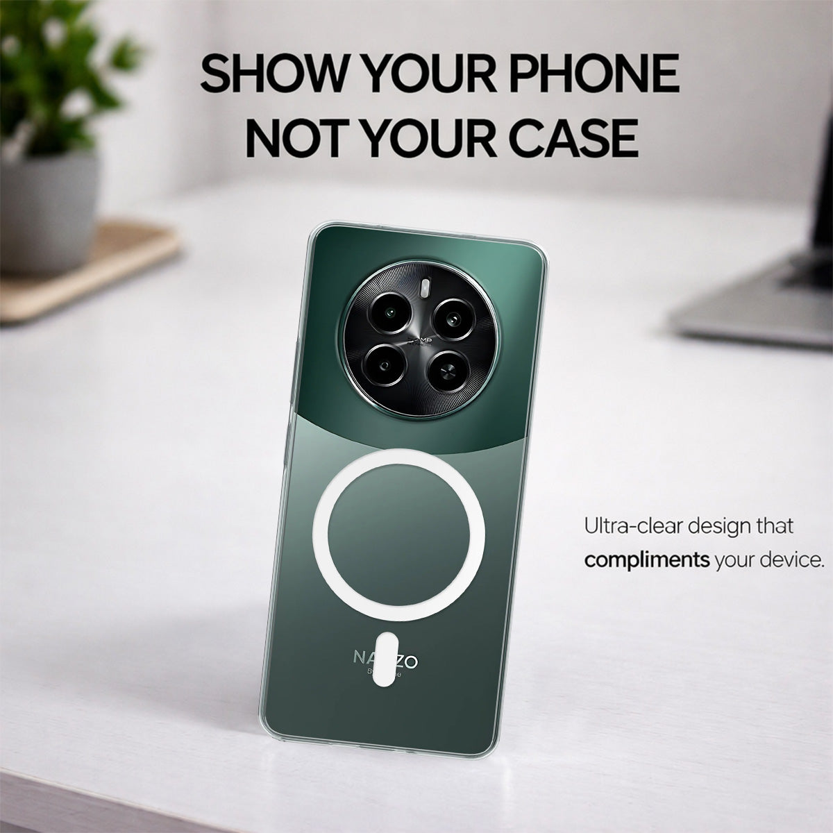 Realme Narzo 70 - Anti-Yellow Clear Case