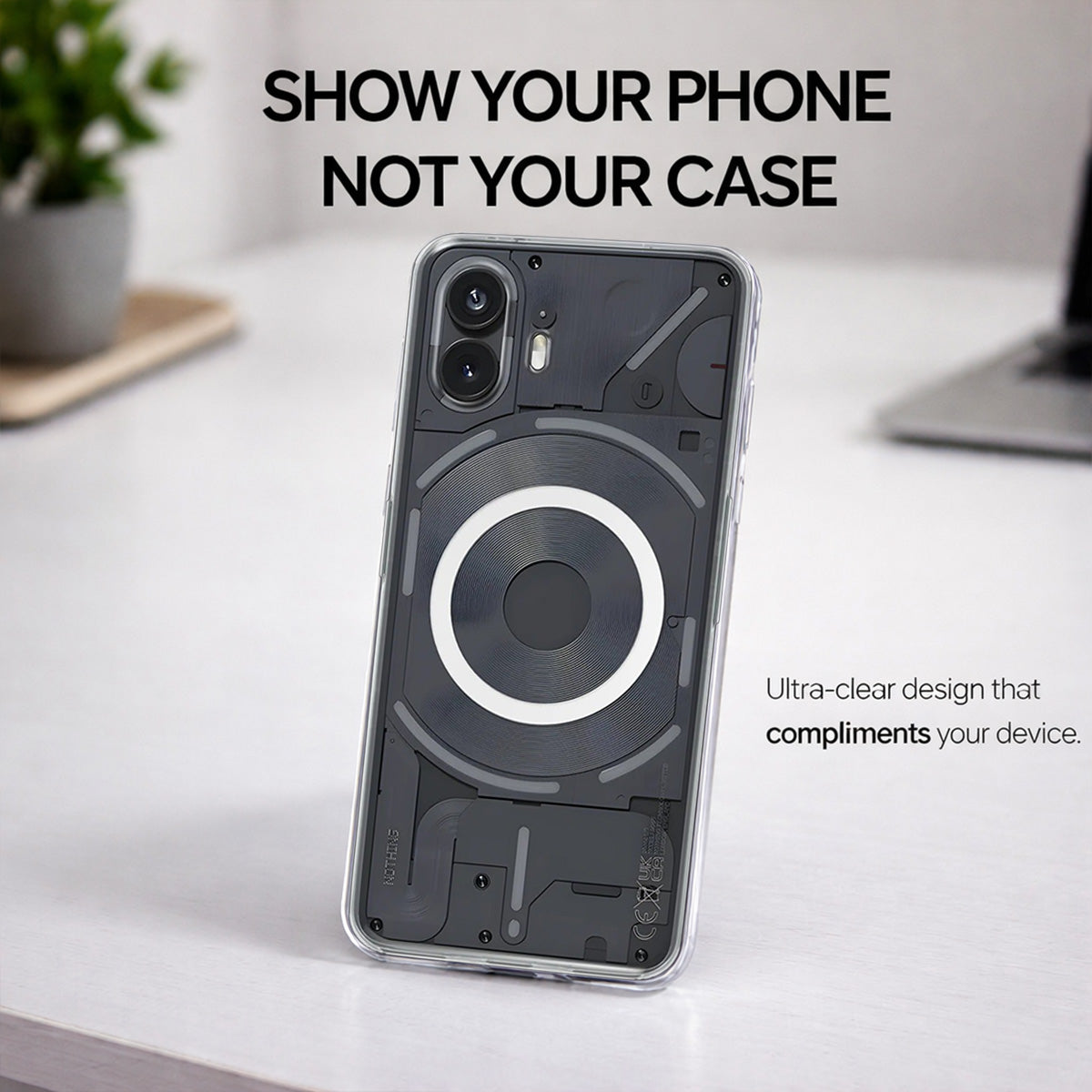 Nothing Phone 2 - Anti-Yellow Clear Case