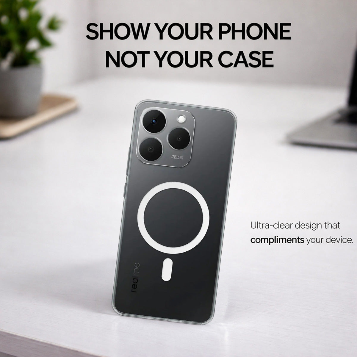 Realme 15T - Anti-Yellow Clear Case