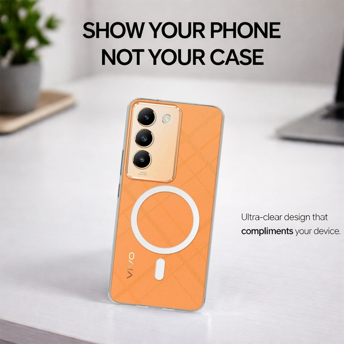 Vivo X200E - Anti-Yellow Clear Case