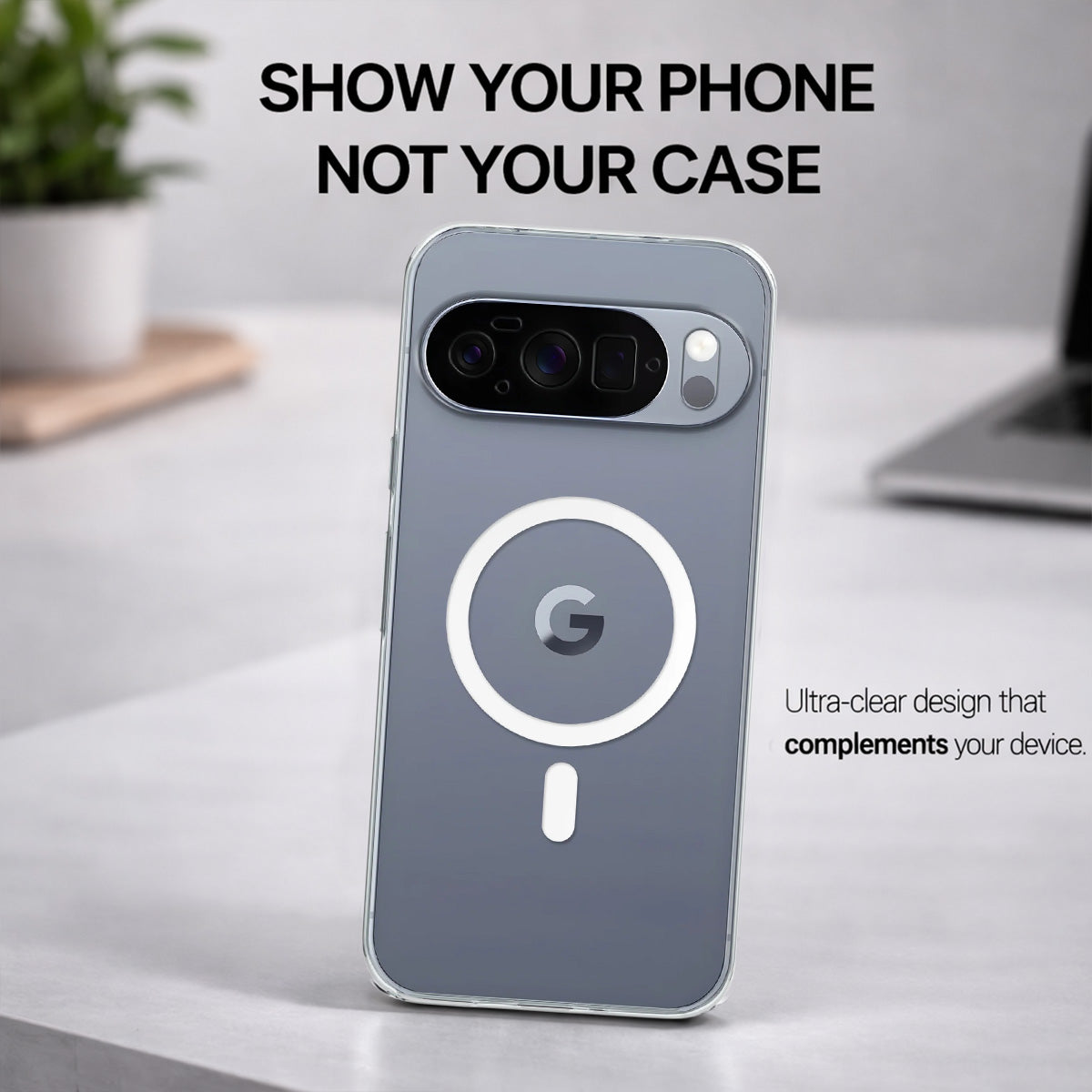 Google Pixel 10 Pro - Anti-Yellow Clear Case