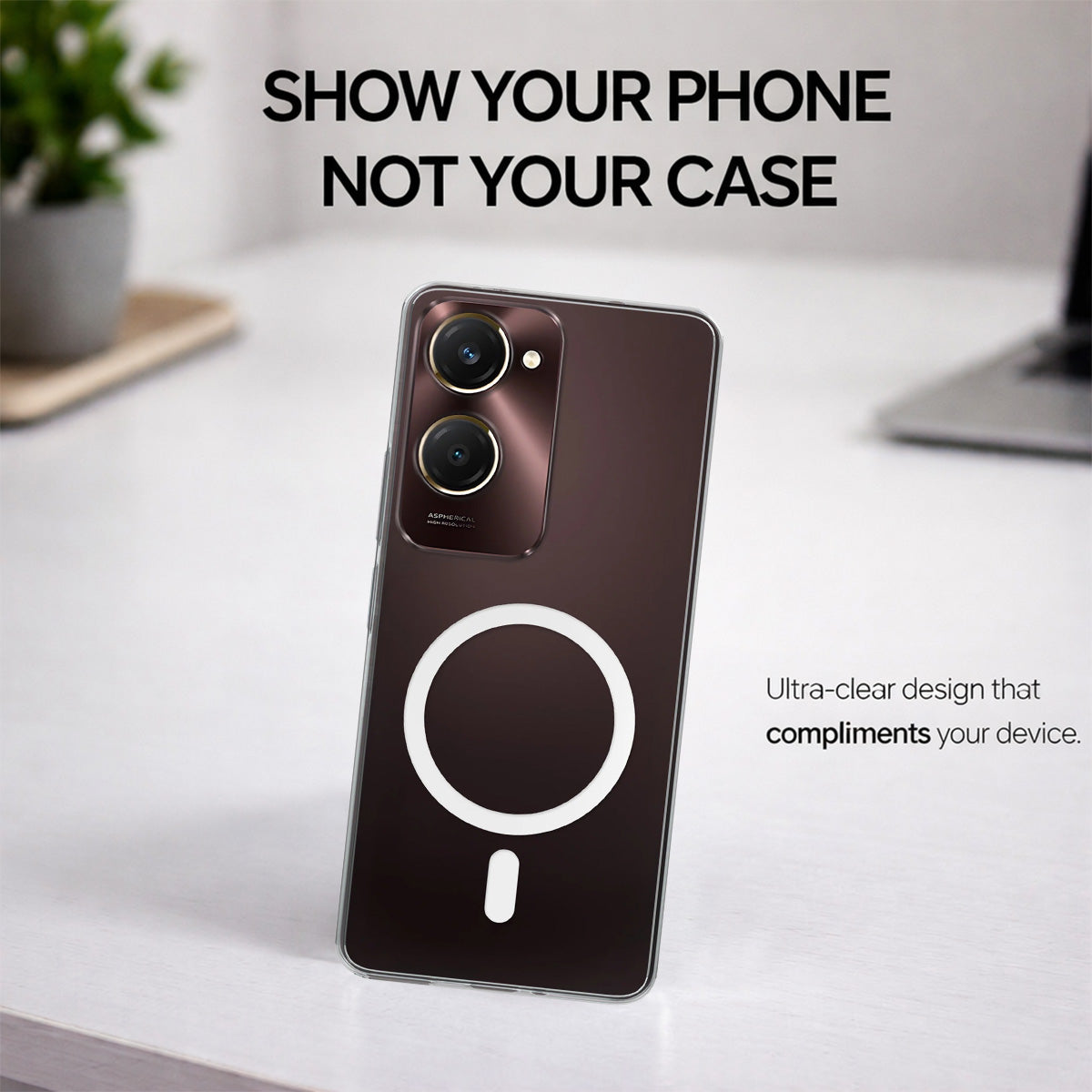 IQOO Z9 Lite - Anti-Yellow Clear Case