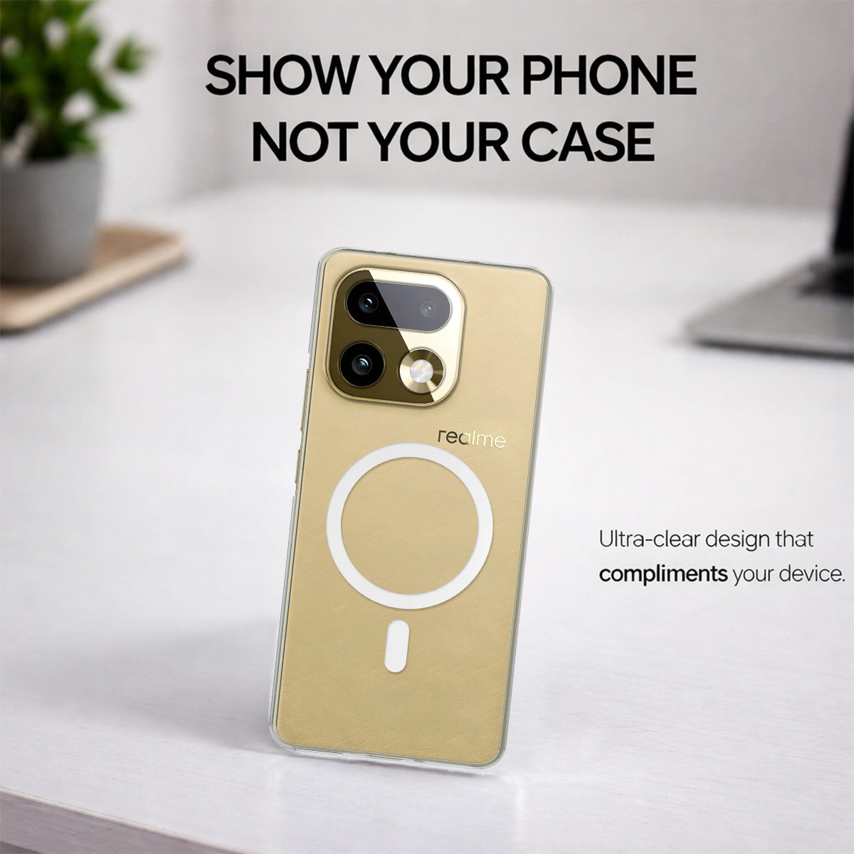 Realme 16 Pro Plus - Anti-Yellow Clear Case
