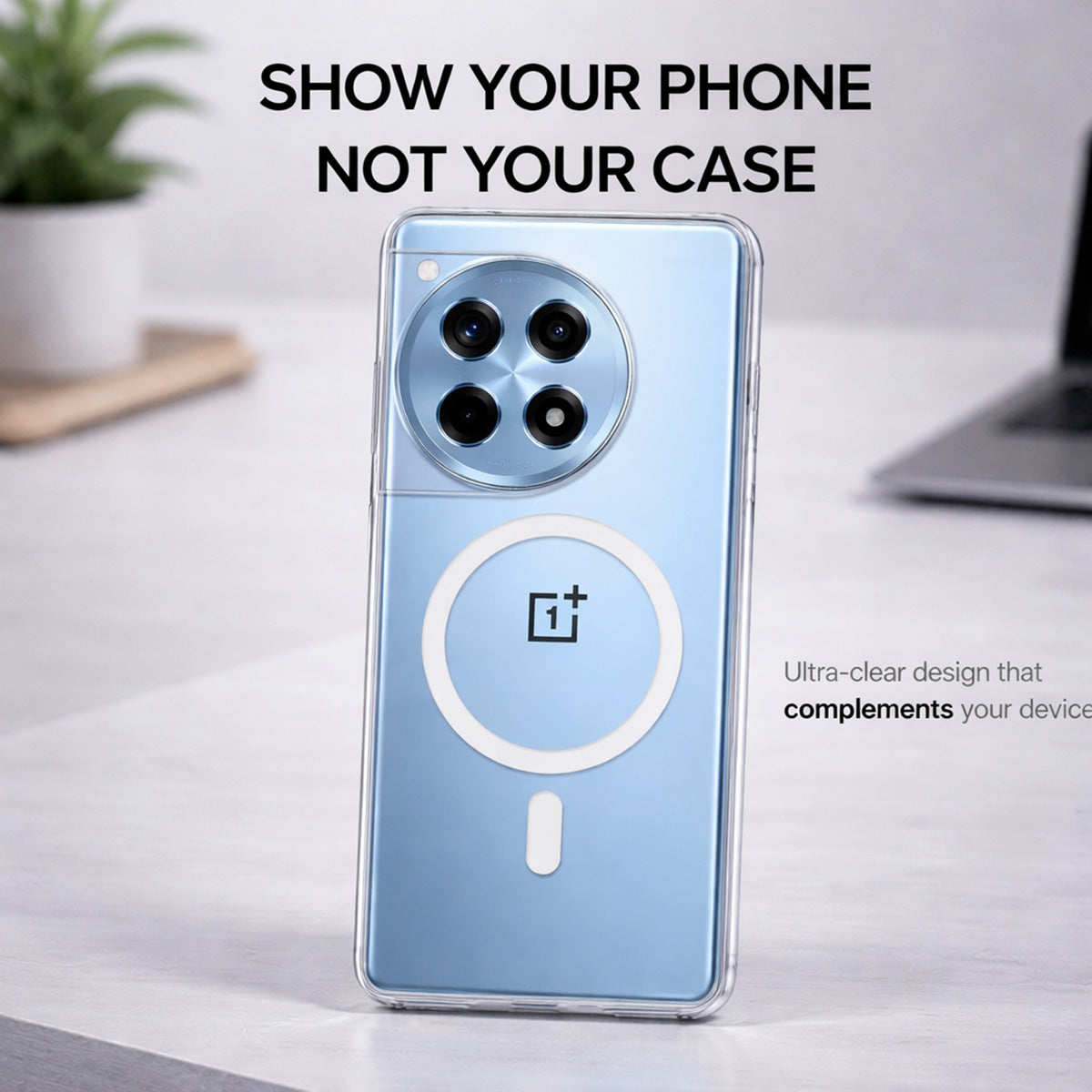 OnePlus 12R - Anti-Yellow Clear Case