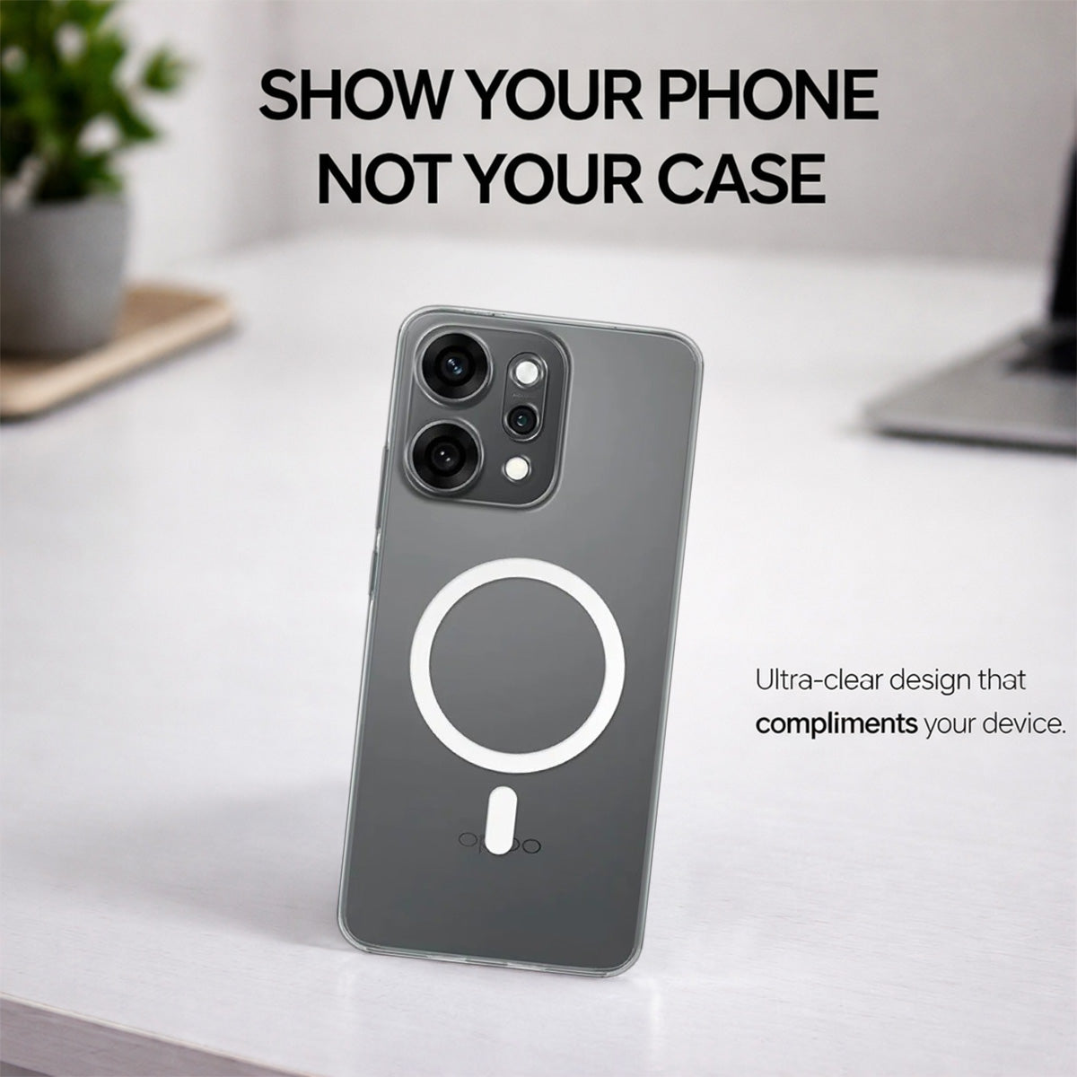 Oppo Reno 14 Pro - Anti-Yellow Clear Case