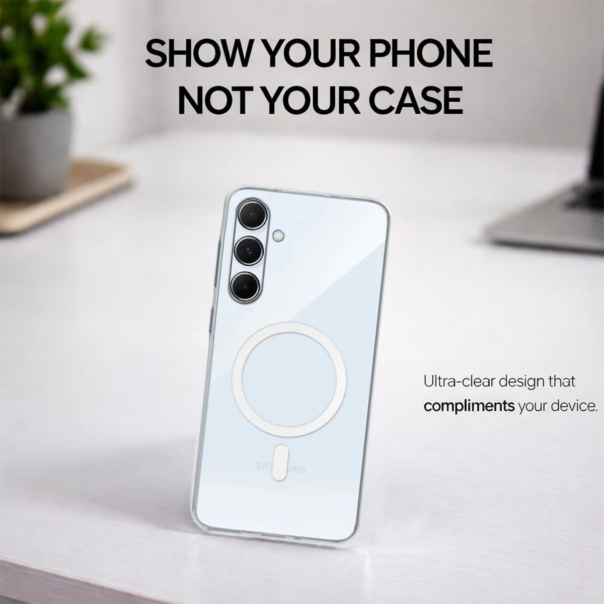 Galaxy A55 - Anti-Yellow Clear Case