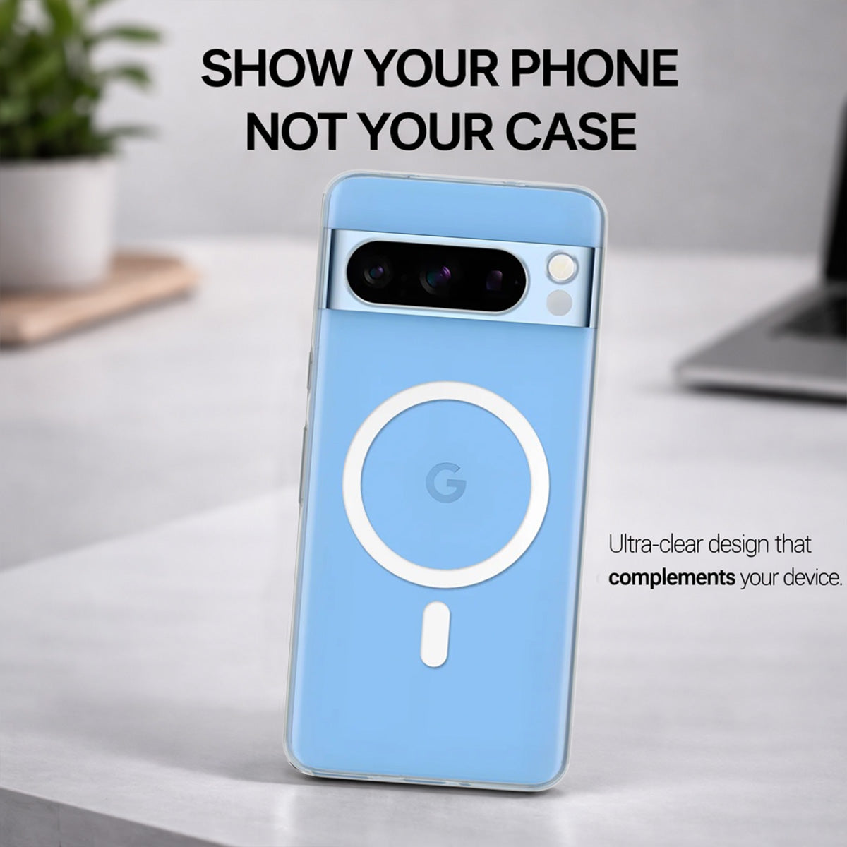 Google Pixel 8 Pro - Anti-Yellow Clear Case