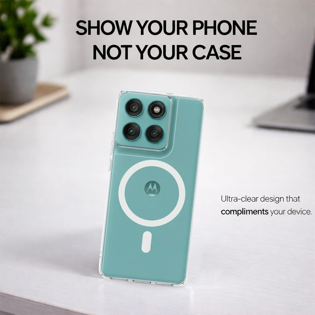Motorola Edge 60 Fusion - Anti-Yellow Clear Case
