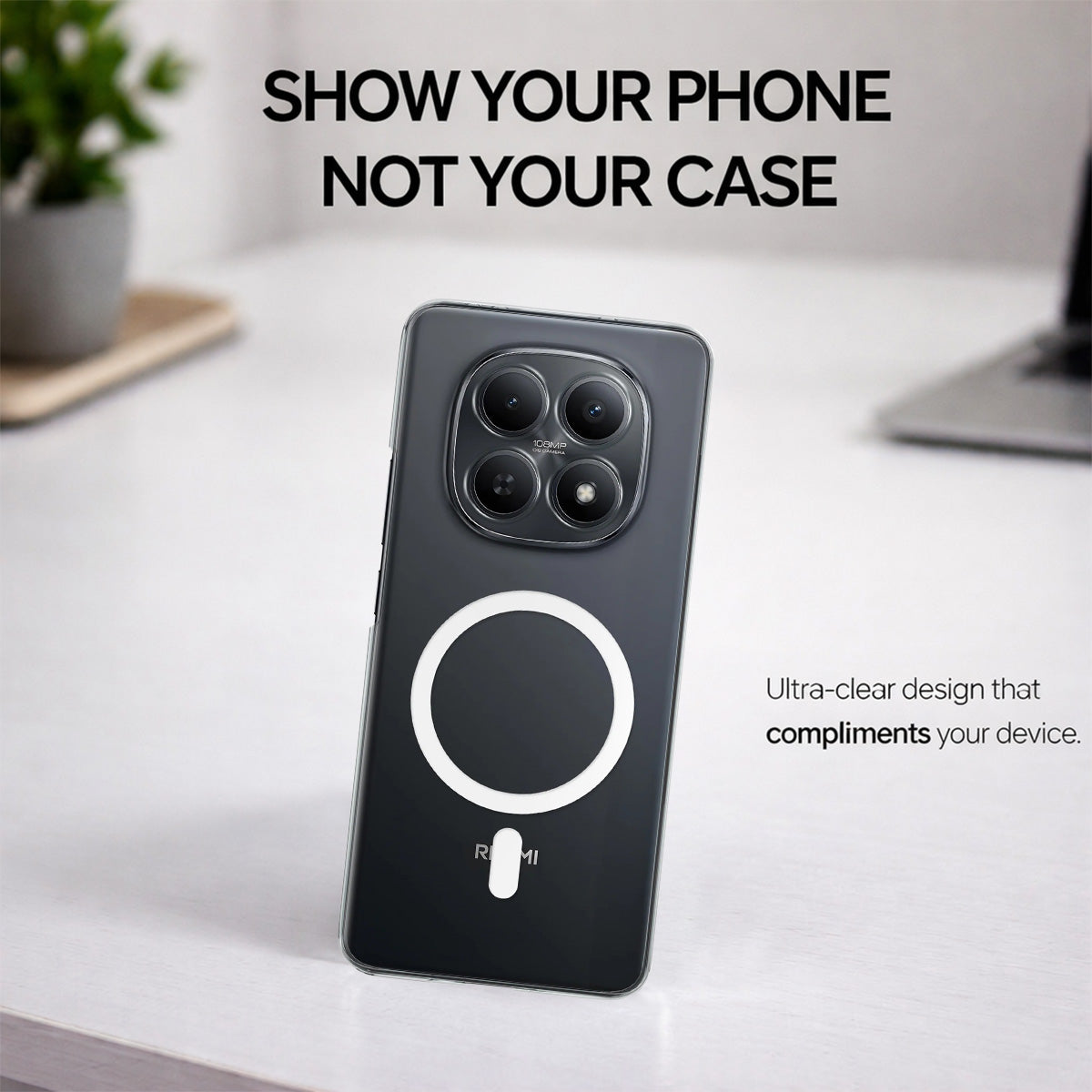 Redmi Note 15 - Anti-Yellow Clear Case