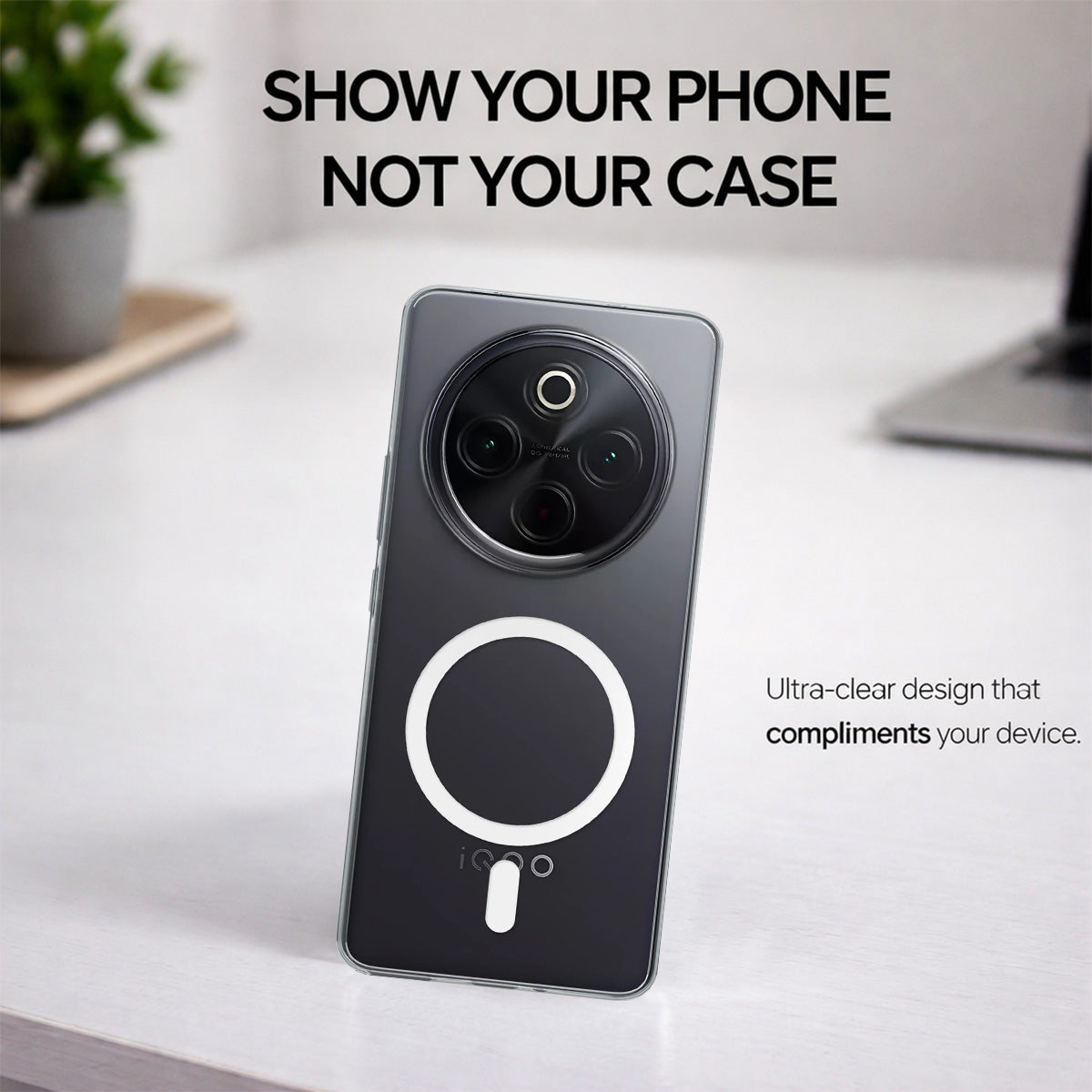 IQOO Z10 - Anti-Yellow Clear Case