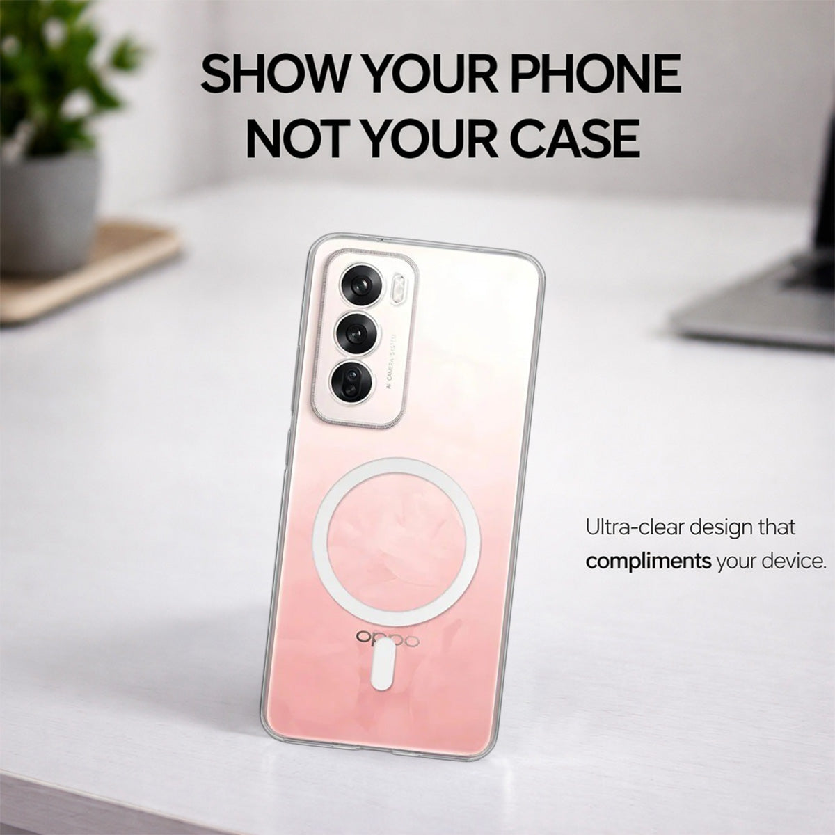 Oppo Reno 12 - Anti-Yellow Clear Case
