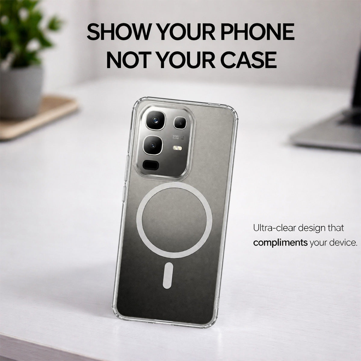 Infinix Note 50 - Anti-Yellow Clear Case