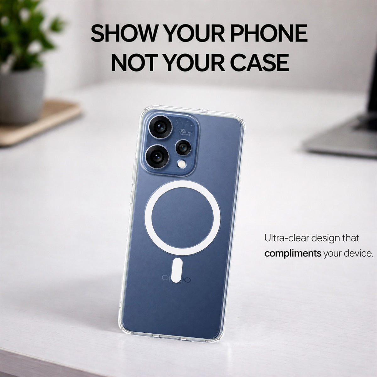 Oppo Reno 15 - Anti-Yellow Clear Case
