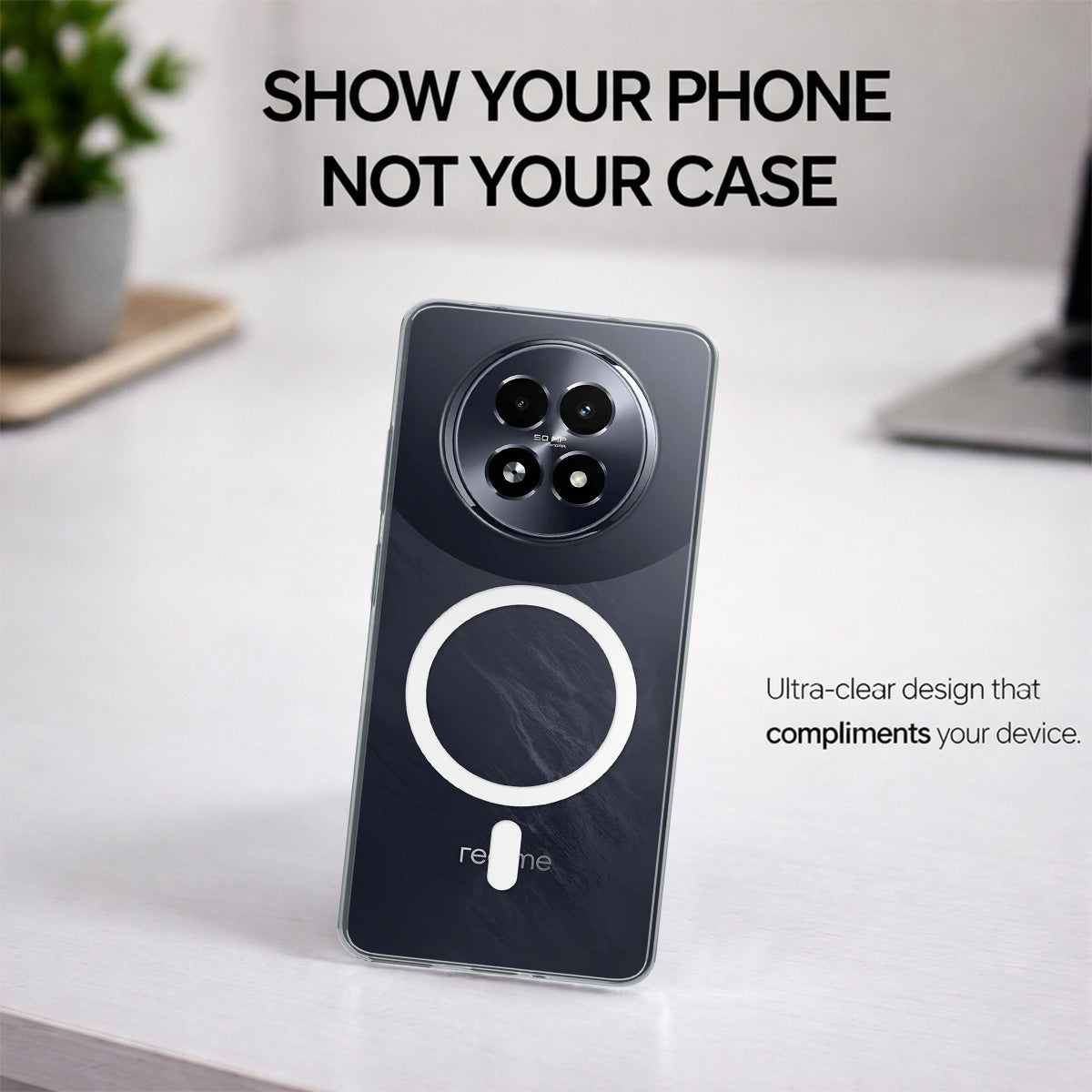 Realme 13 - Anti-Yellow Clear Case