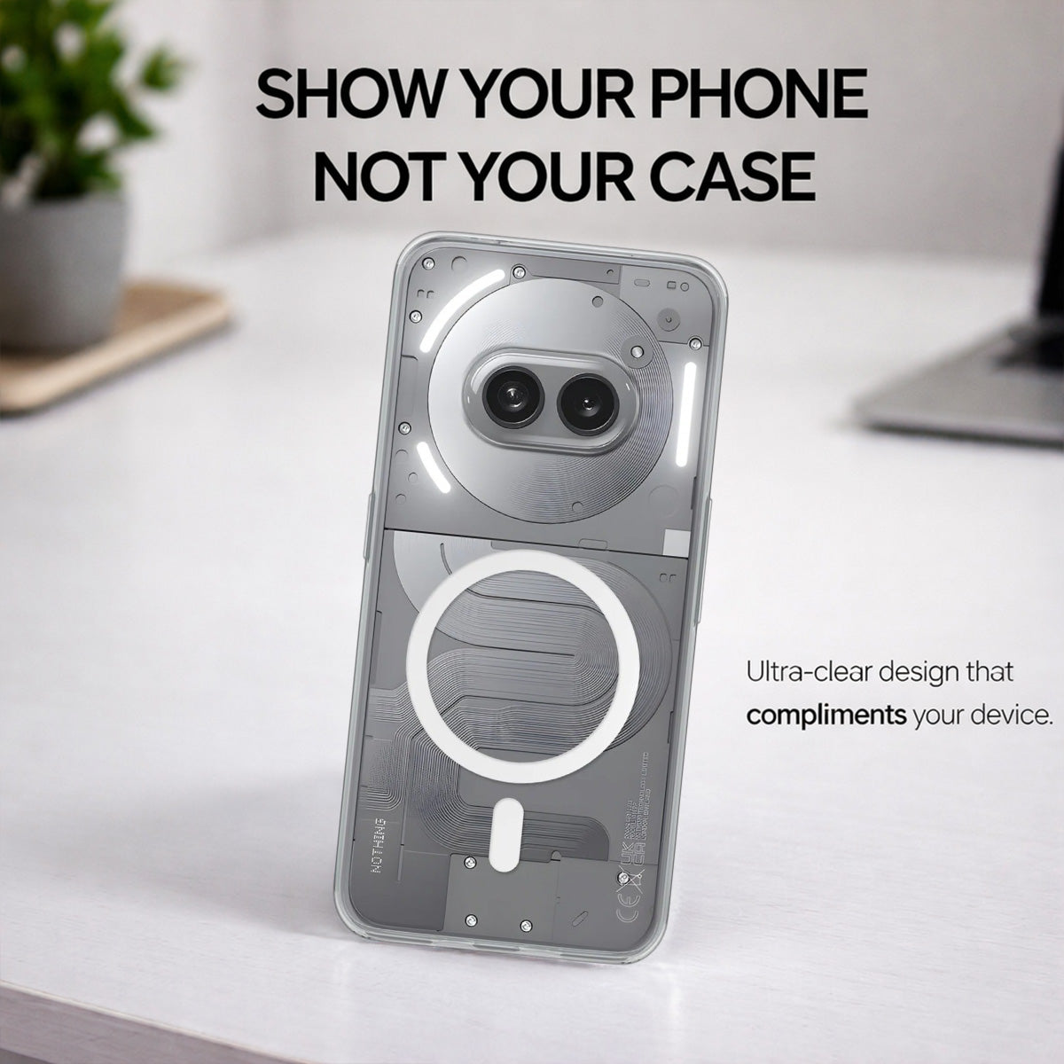Nothing Phone 2A - Anti-Yellow Clear Case