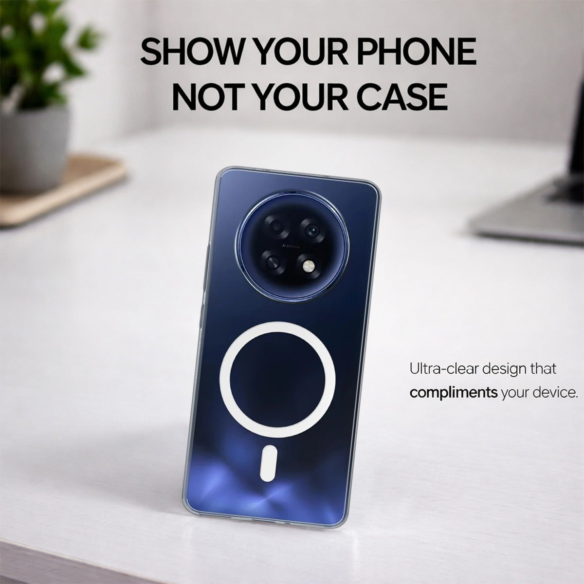 Oppo F31 Pro Plus - Anti-Yellow Clear Case