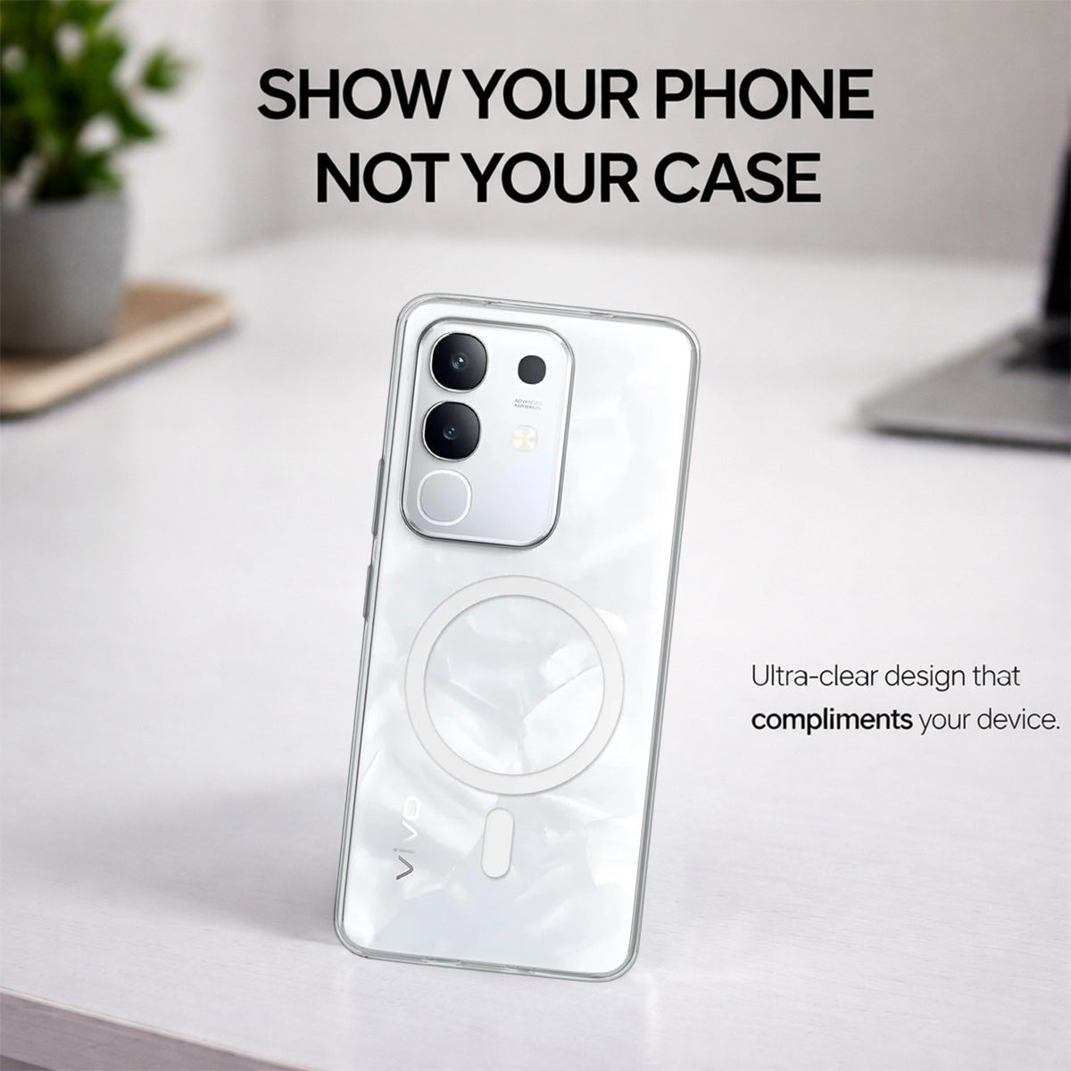 Vivo T4X - Anti-Yellow Clear Case