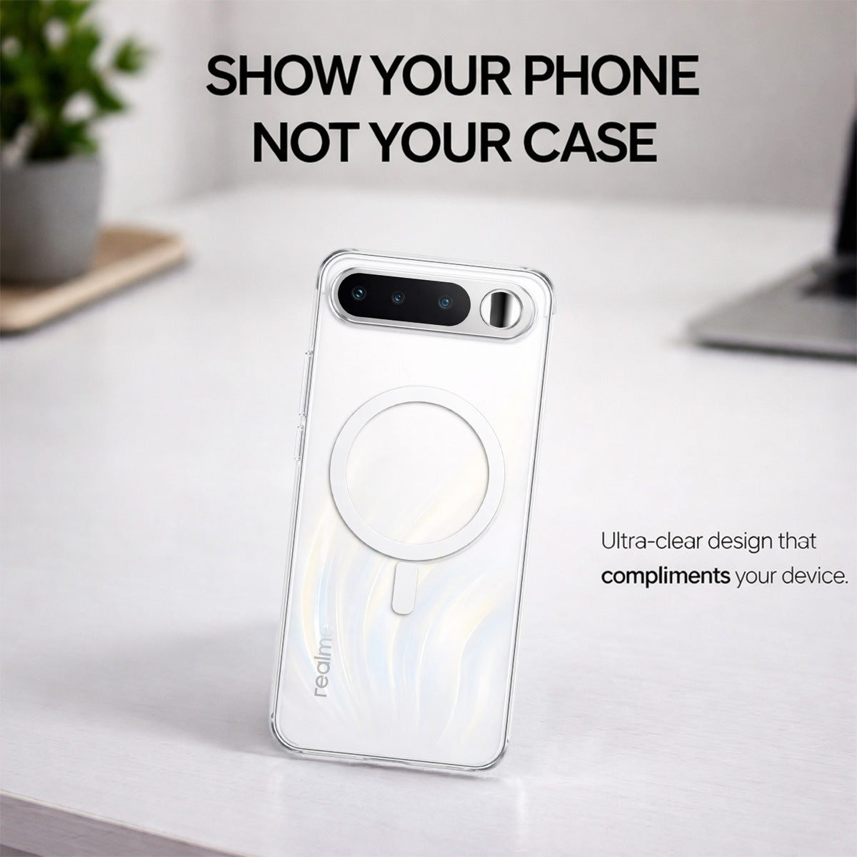Realme 16 5G - Anti-Yellow Clear Case