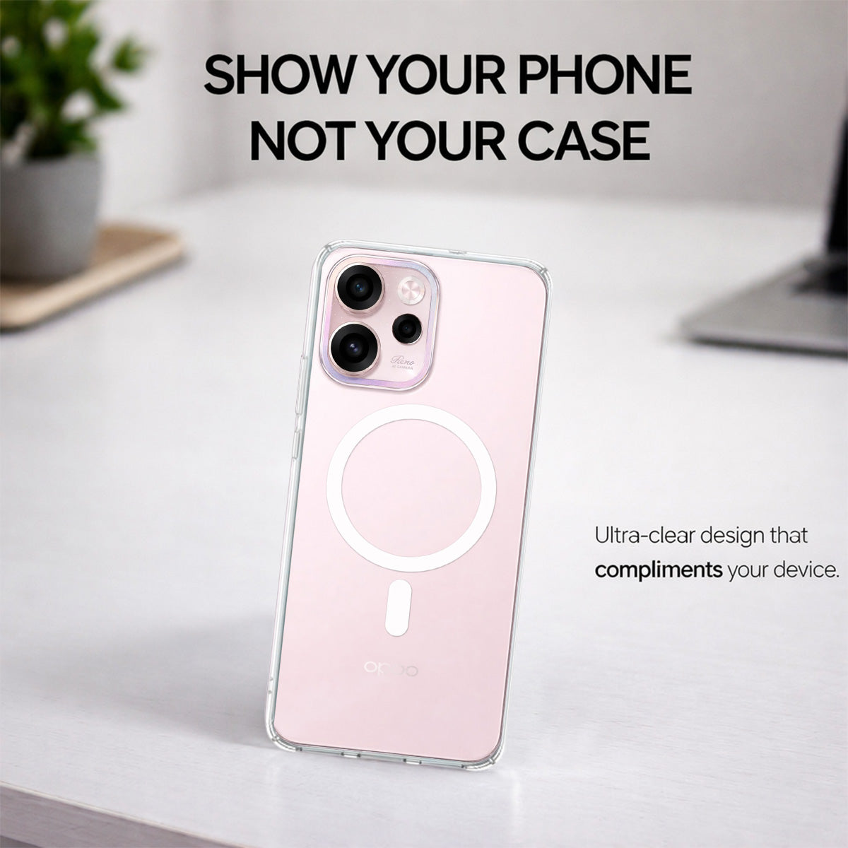 Oppo Reno 15C - Anti-Yellow Clear Case