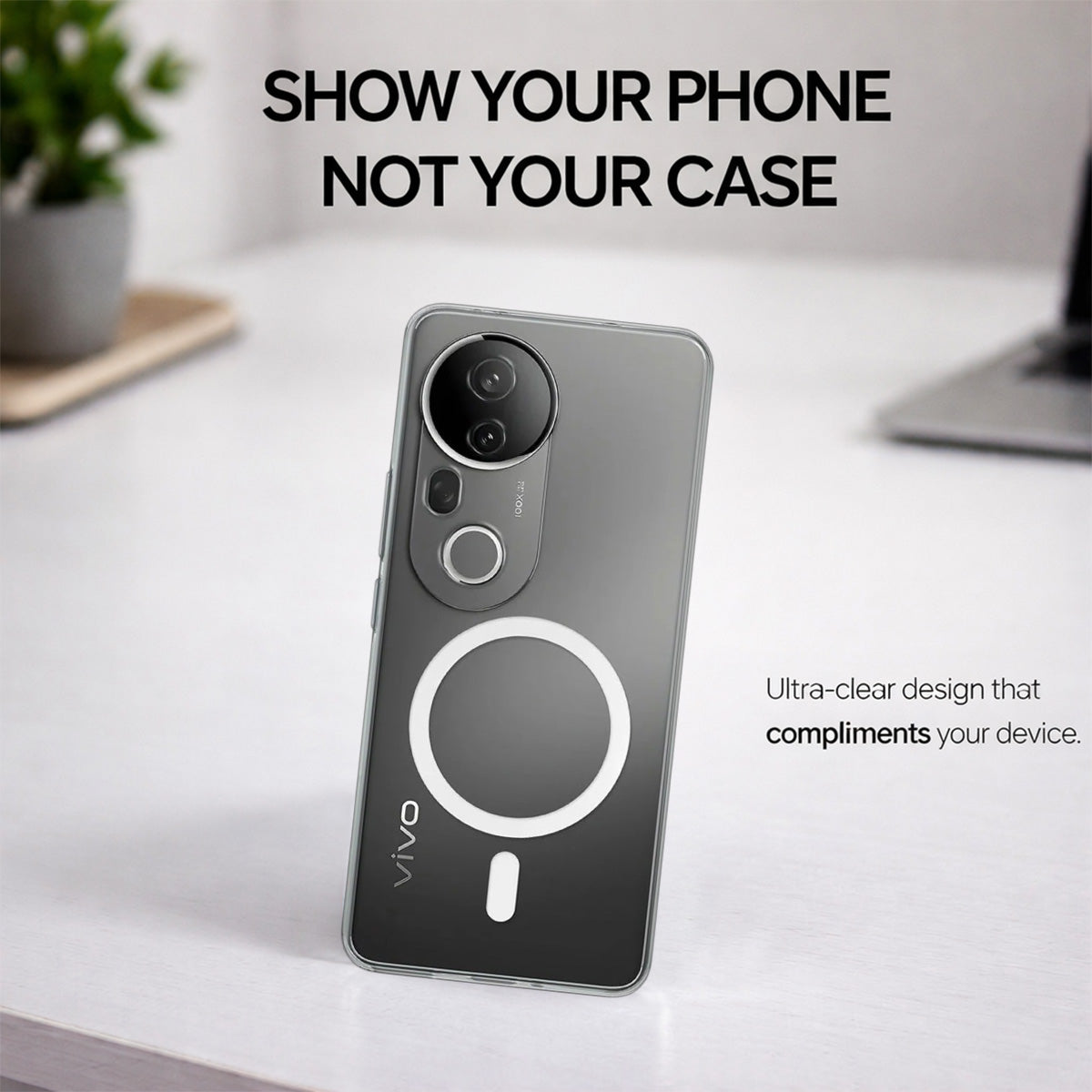 Vivo T4 Ultra - Anti-Yellow Clear Case