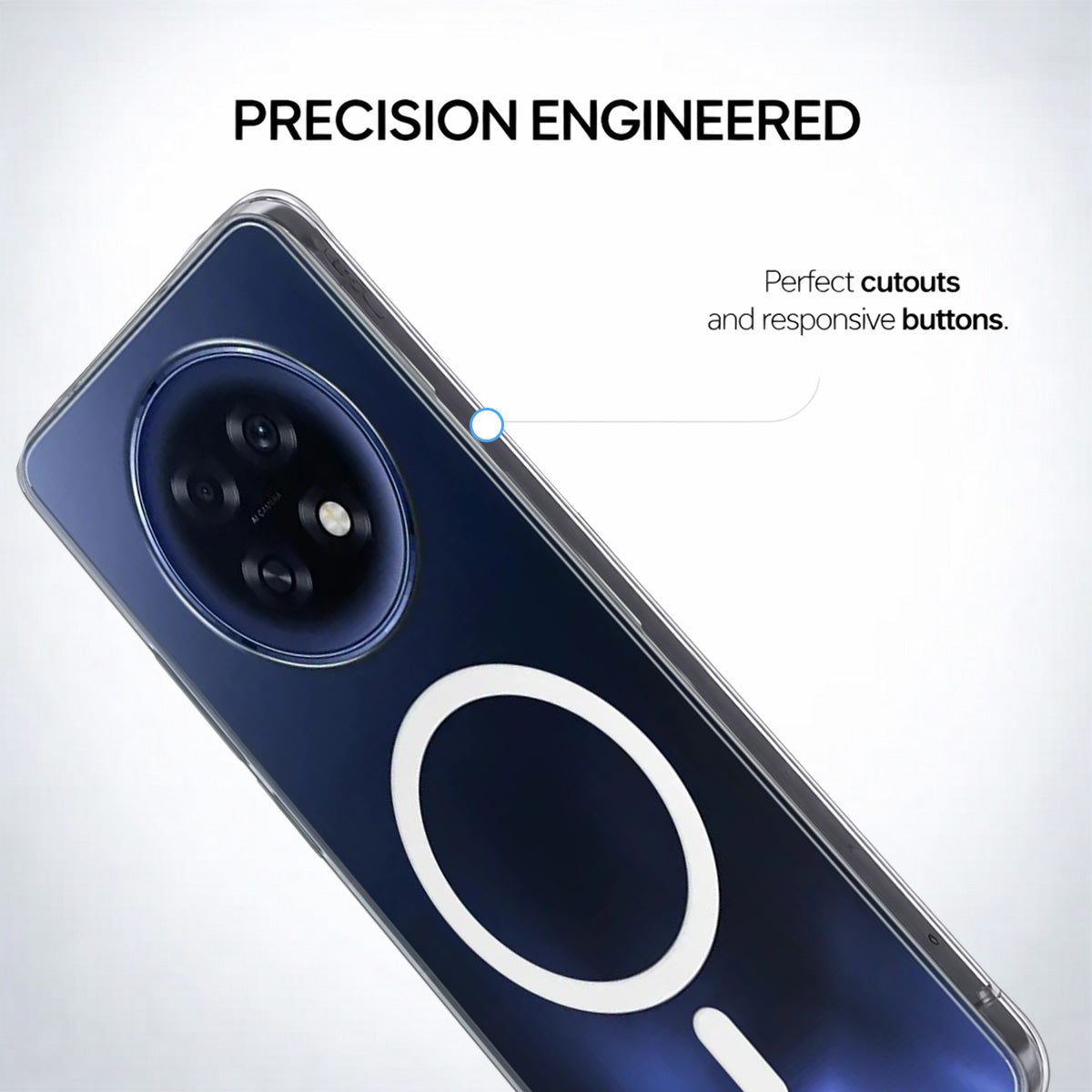 Oppo F31 Pro Plus - Anti-Yellow Clear Case