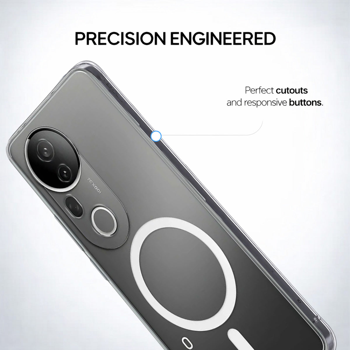 Vivo T4 Ultra - Anti-Yellow Clear Case