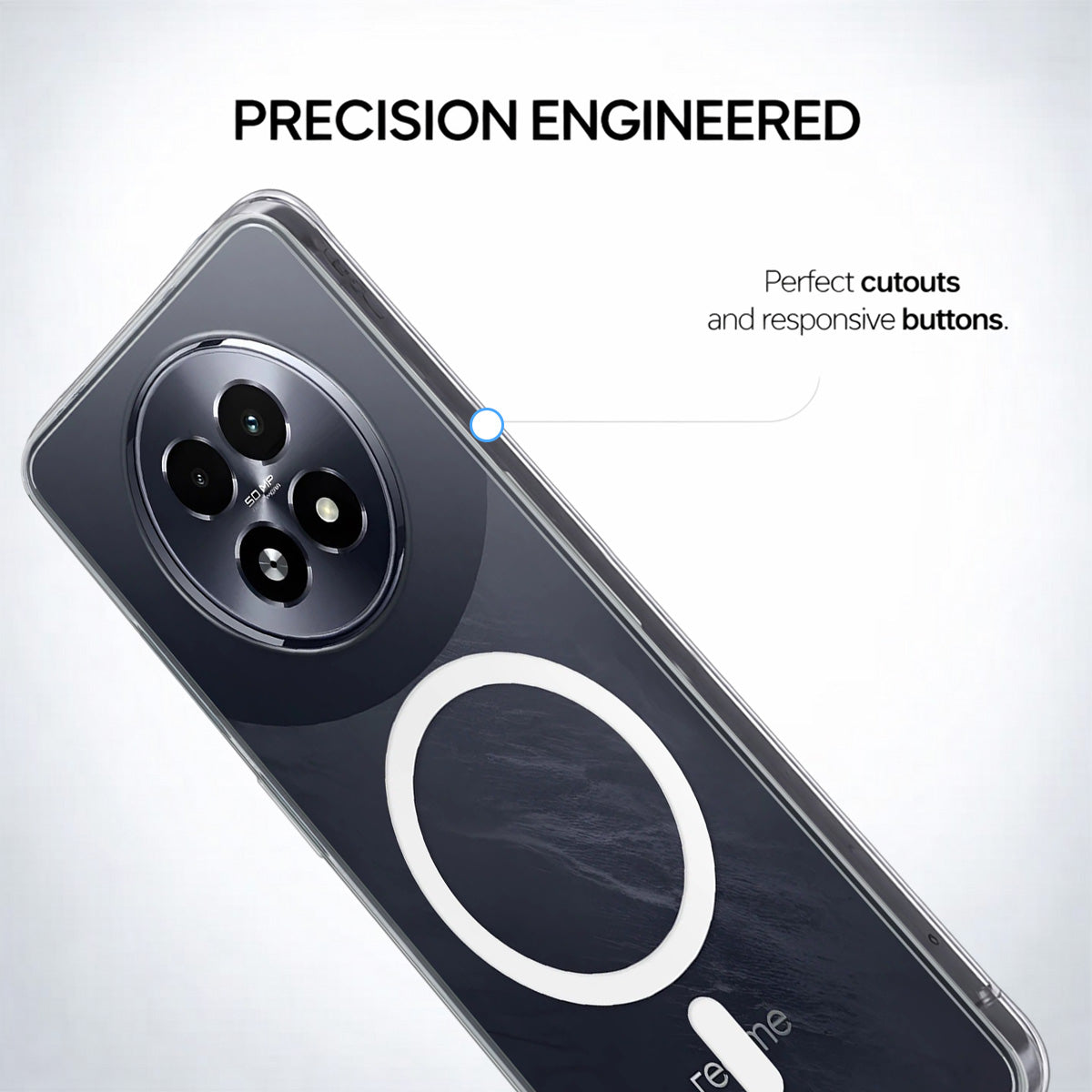 Realme 13 - Anti-Yellow Clear Case