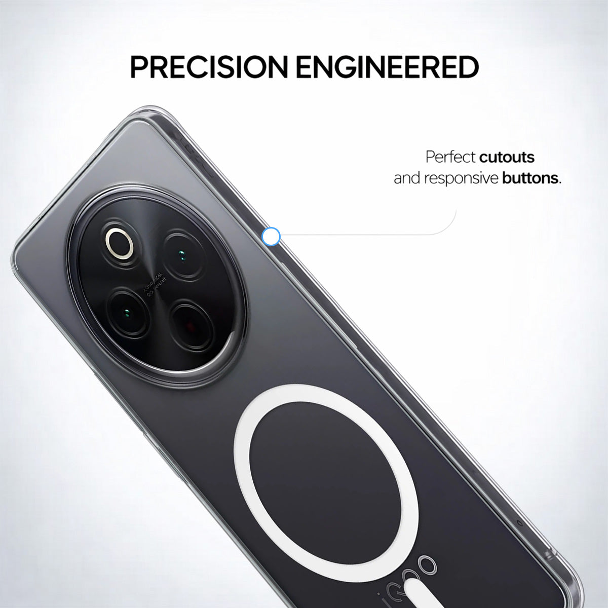 IQOO Z10 - Anti-Yellow Clear Case