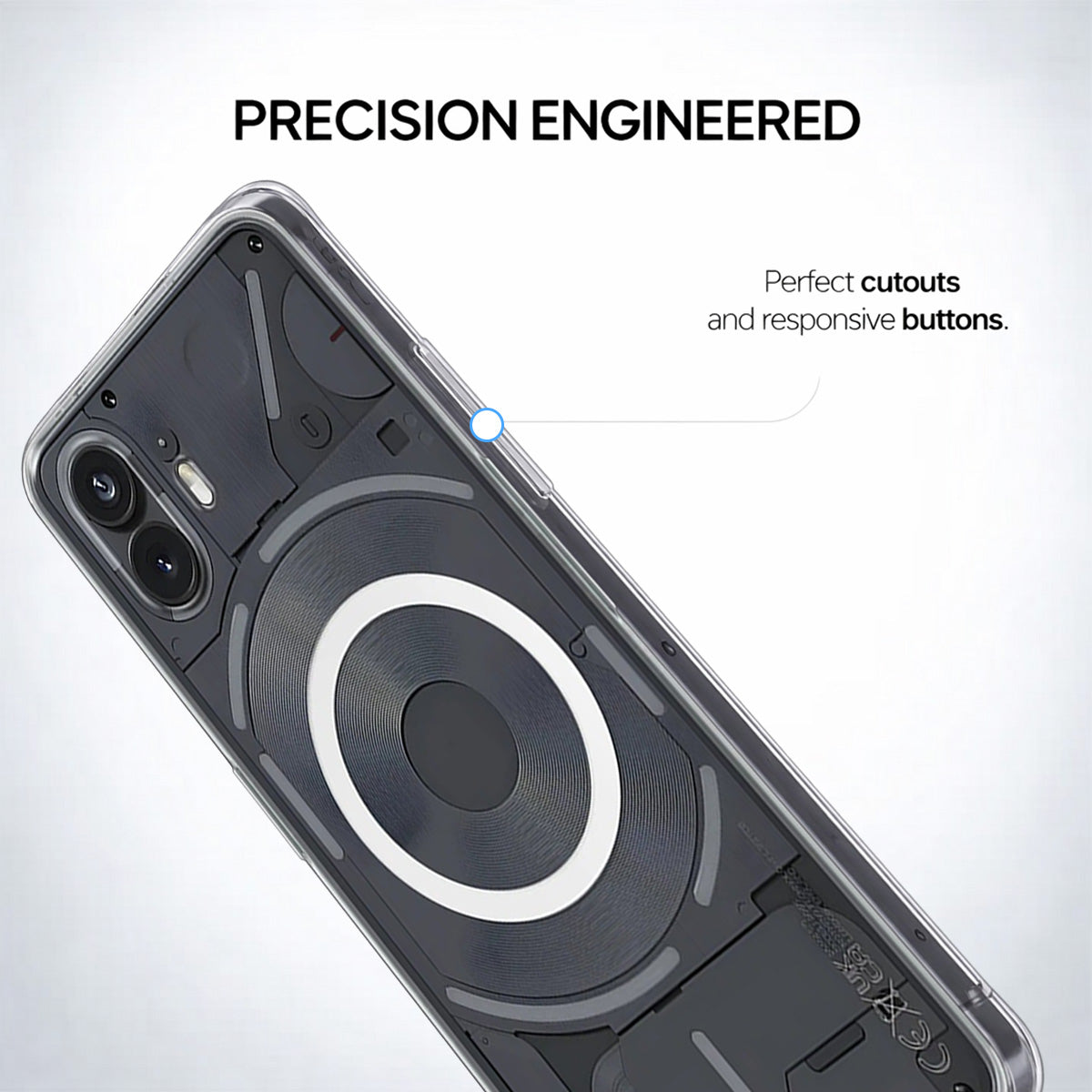 Nothing Phone 2 - Anti-Yellow Clear Case