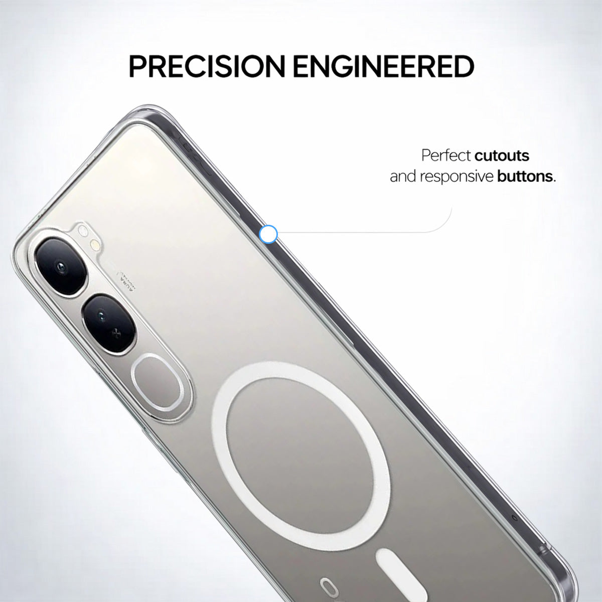 Vivo Y300 - Anti-Yellow Clear Case