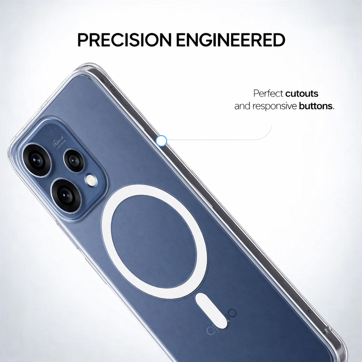 Oppo Reno 15 - Anti-Yellow Clear Case