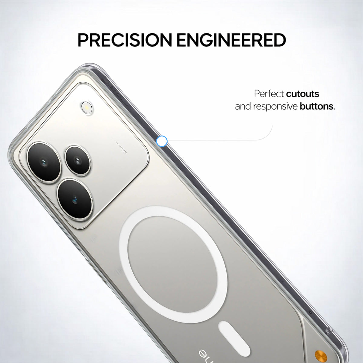 Realme P4 - Anti-Yellow Clear Case